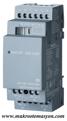 6ED1055-1MB00-0BA2 LOGO! DM8 12/24 R 4DI / 4DO 12-24V/12-24V/ RÖLE