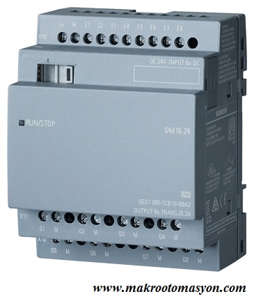 6ED1055-1CB10-0BA2 LOGO! DM16 24 8DI / 8DO TR 24V/24V/24V